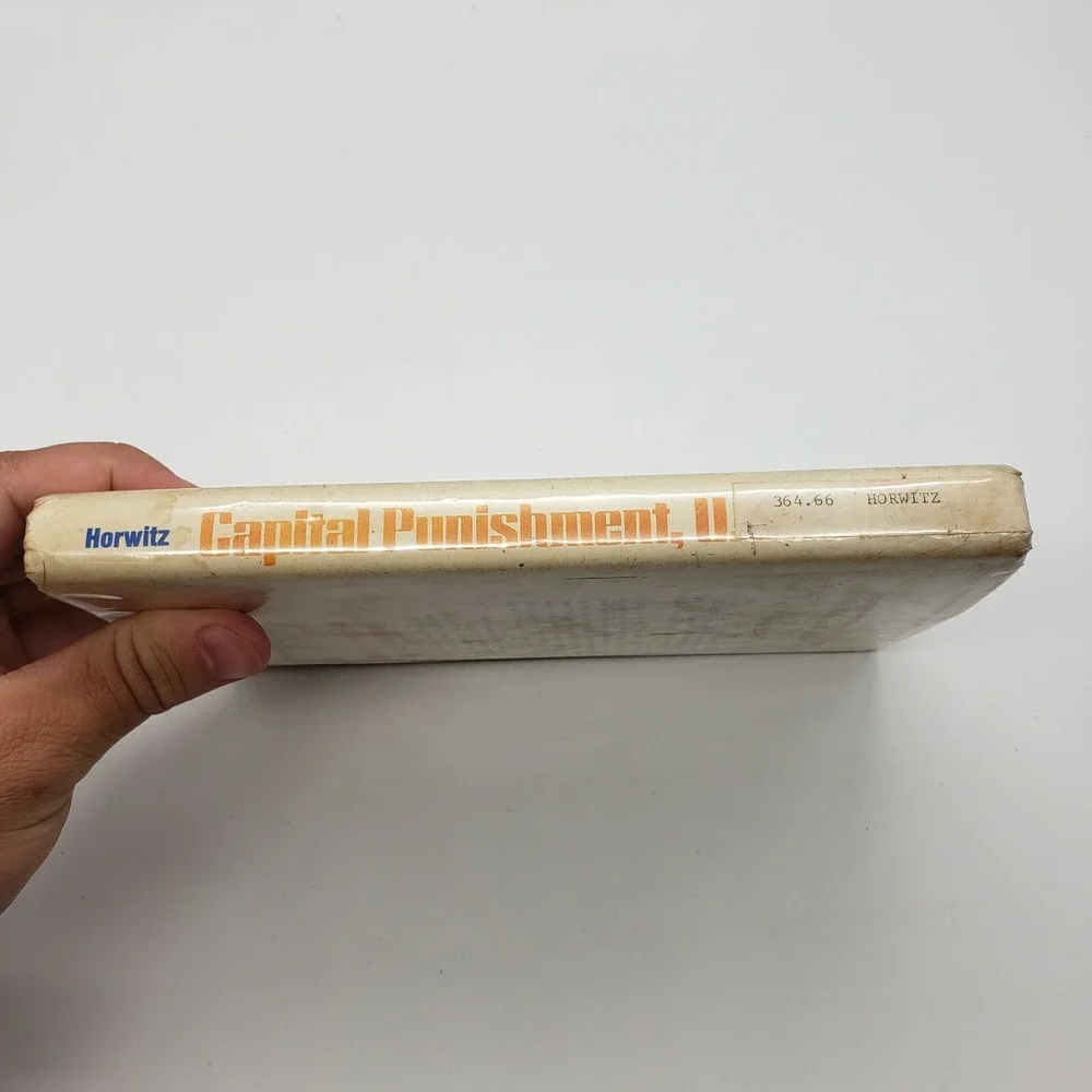 Capital Punishment U.S.A. By Elinor Lander Horwitz Hardcover Great Condition 3rd